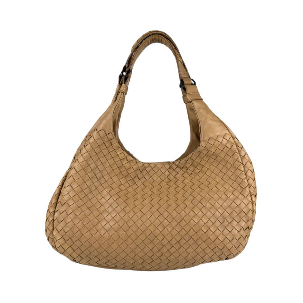 Bottega Veneta handbag Beige Tan intrecciato leather